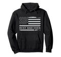 Best Dad Ever American Flag Grandpa Hoodie - Casual Everyday Wear Unisex - T-Shirt, Sweatshirt, Hoodie