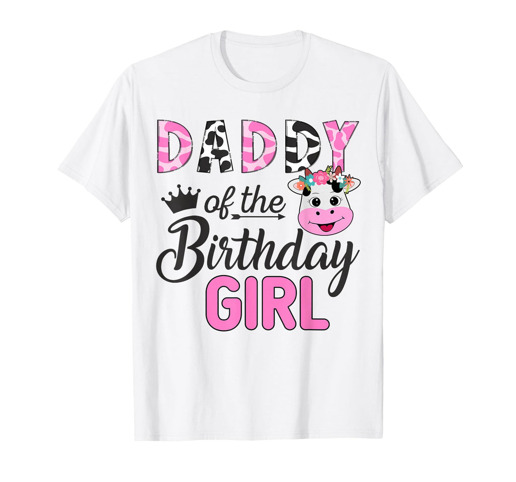 Daddy Birthday Farm Cow 1 St Birthday T-Shirt - Streetwear Style Unisex - T-Shirt, Sweatshirt, Hoodie