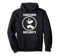 Unicorn Security Birthday Mens Dad Gift Hoodie - Streetwear Style Men Women - T-Shirt, Sweatshirt, Hoodie