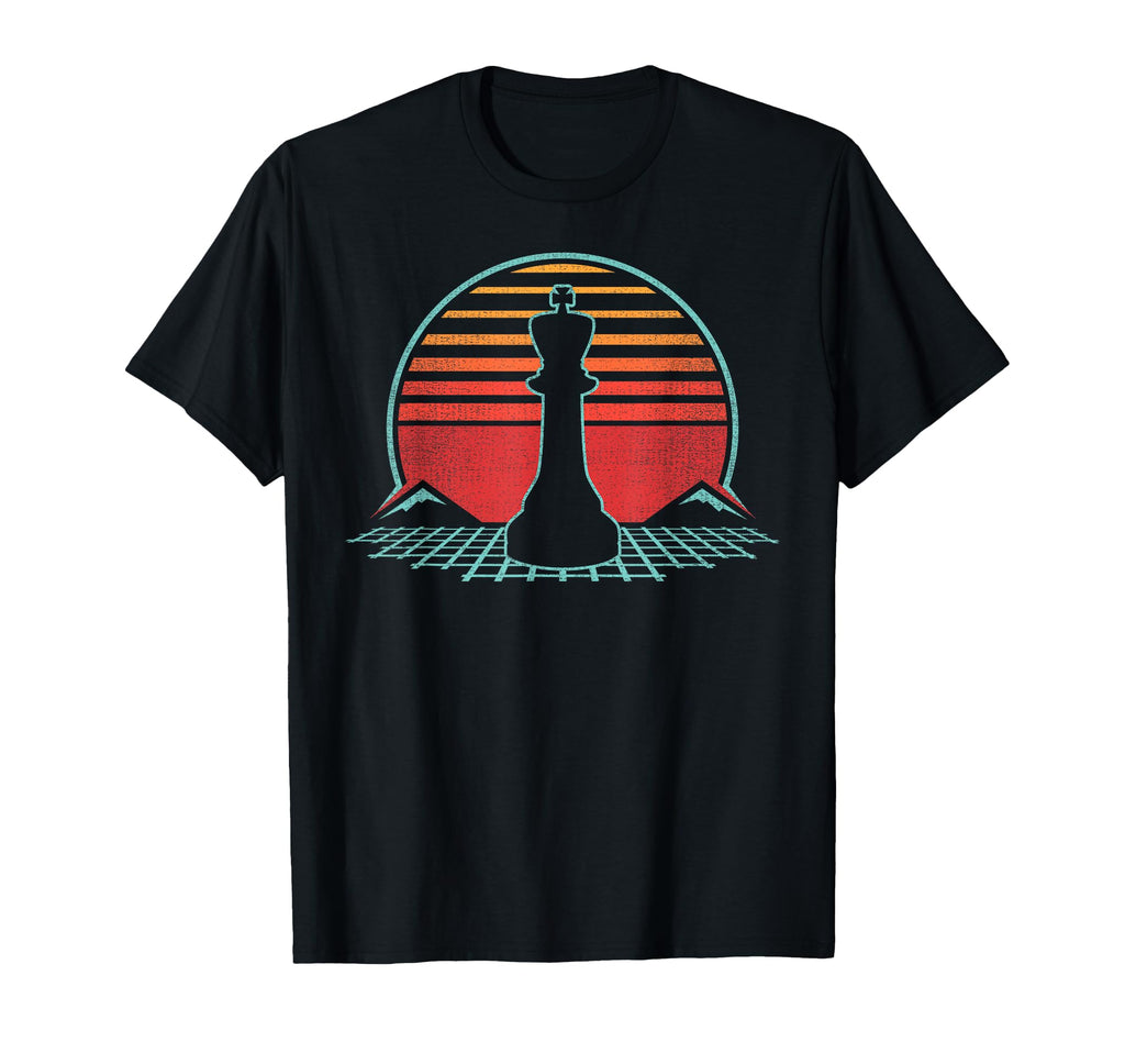 King Chess Piece 80S Gift T-Shirt - Streetwear Style Men Women - T-Shirt, Sweatshirt, Hoodie