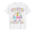 Godfather Birthday Unicorn Floral T-Shirt - Streetwear Style Unisex - T-Shirt, Sweatshirt, Hoodie
