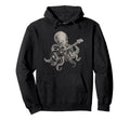Bassist Octopus Bass Player Animal Hoodie - Aesthetic Graphic Unisex - T-Shirt, Sweatshirt, Hoodie