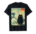 Japanese Black Anime Cat Great T-Shirt - Casual Everyday Wear Men Women - T-Shirt, Sweatshirt, Hoodie