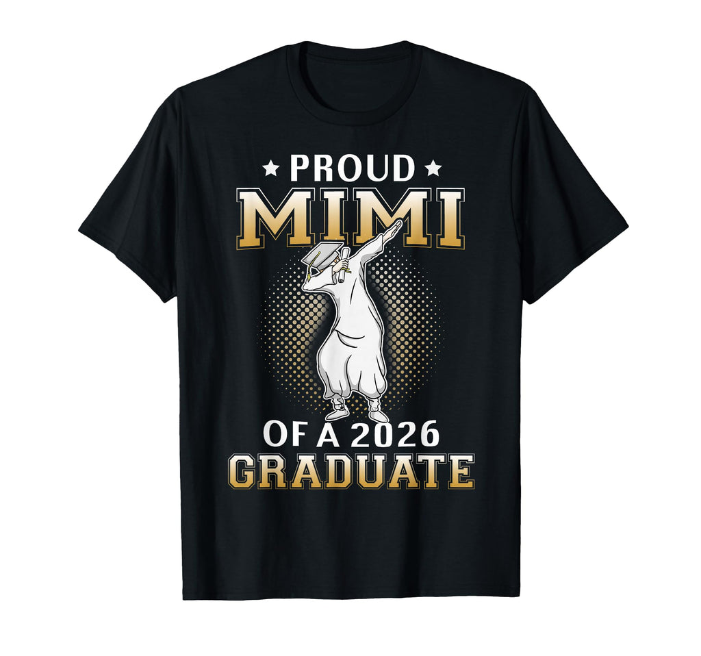 Proud Mimi 2026 Graduate Dabbing Senior T-Shirt - Graphic Print for Adults - T-Shirt, Sweatshirt, Hoodie