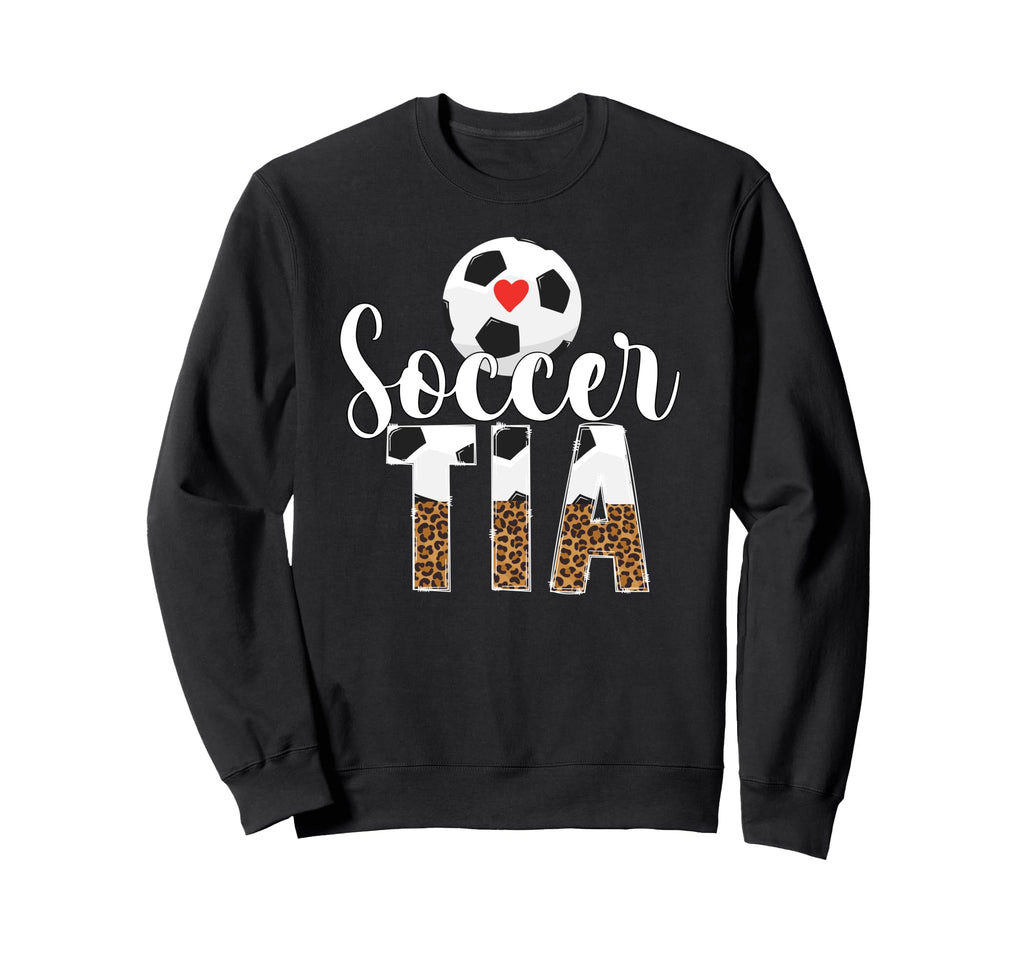 Soccer Tia Leopard Tia Soccer Sweatshirt - Trendy Graphic for Adults - T-Shirt, Sweatshirt, Hoodie