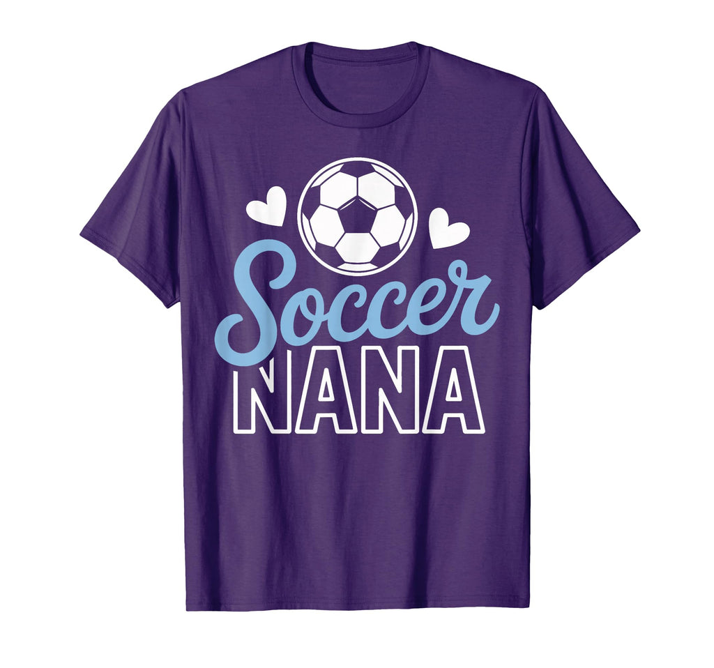 Soccer Nana Proud Grandmas Supporting T-Shirt - Graphic Print Unisex - T-Shirt, Sweatshirt, Hoodie