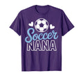 Soccer Nana Proud Grandmas Supporting T-Shirt - Graphic Print Unisex - T-Shirt, Sweatshirt, Hoodie