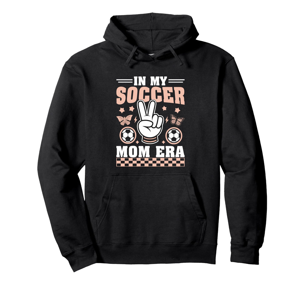 My Soccer Mom Era Football Butterflies Hoodie - Trendy Graphic for Adults - T-Shirt, Sweatshirt, Hoodie