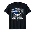 Swim Grandma Funny Us American Flag T-Shirt - Streetwear Style Unisex - T-Shirt, Sweatshirt, Hoodie