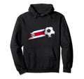 Costa Rica Soccer Ball Hoodie - Novelty Apparel for Adults - T-Shirt, Sweatshirt, Hoodie