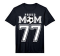 Number 77 Custom Proud Soccer Futbol T-Shirt - Aesthetic Graphic Unisex - T-Shirt, Sweatshirt, Hoodie