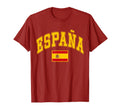 Spain Spanish Flag Espana T-Shirt - Custom Art Print Men Women - T-Shirt, Sweatshirt, Hoodie