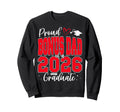 Proud Bonus Dad Class 2026 Graduate Sweatshirt - Custom Art Print Unisex - T-Shirt, Sweatshirt, Hoodie