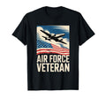 Air Force Veteran Us American Flag T-Shirt - Aesthetic Graphic for Adults - T-Shirt, Sweatshirt, Hoodie