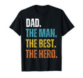Dad Best Hero Fathers Day T-Shirt - Casual Everyday Wear for Adults - T-Shirt, Sweatshirt, Hoodie