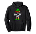 Soccer Elf Matching Family Hoodie - Trendy Graphic for Adults - T-Shirt, Sweatshirt, Hoodie