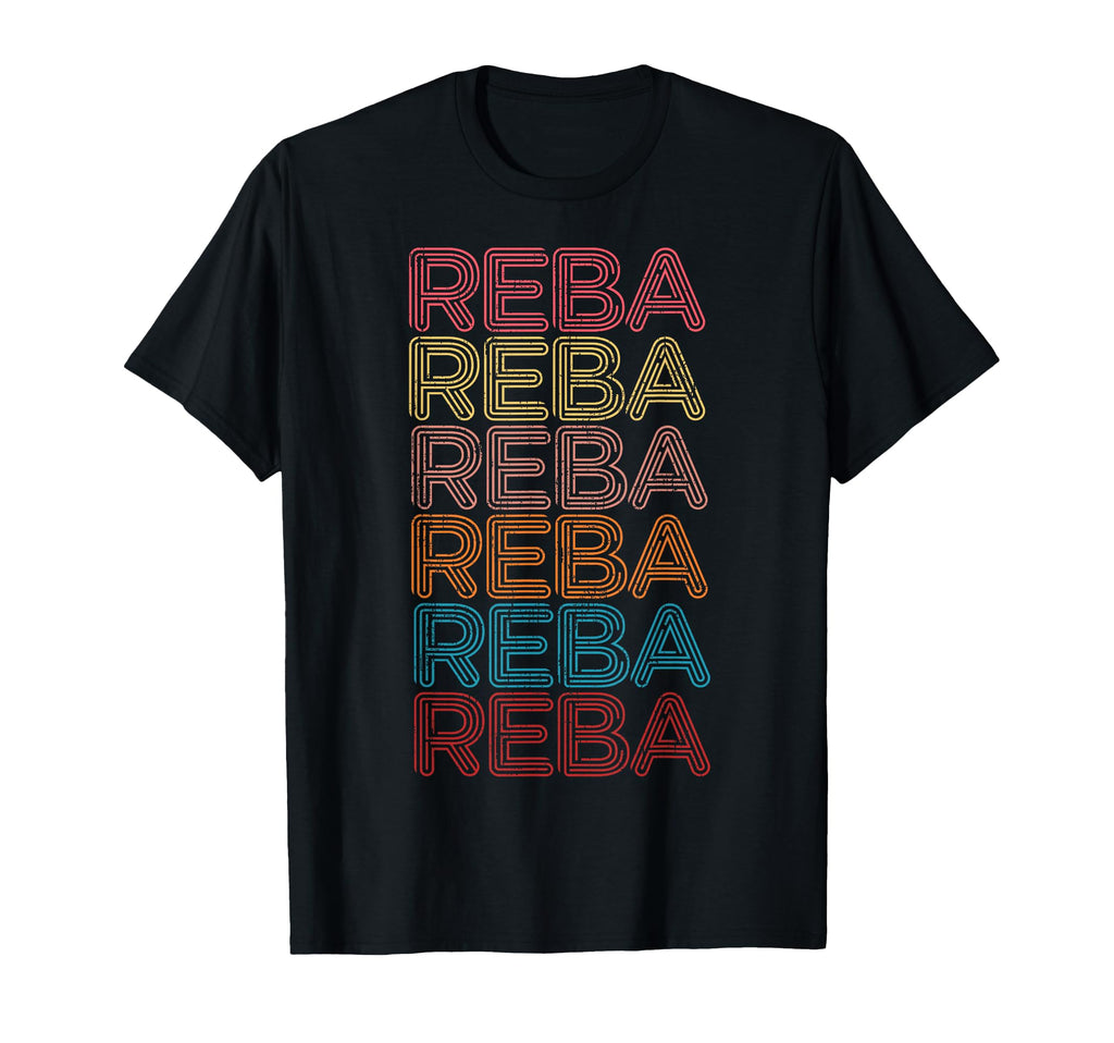 Reba Name 70S 80S First T-Shirt - Aesthetic Graphic for Adults - T-Shirt, Sweatshirt, Hoodie