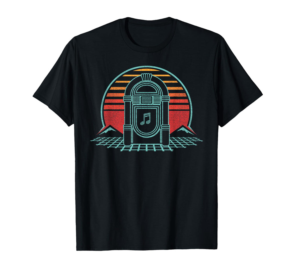 Jukebox 80S Karaoke Gift T-Shirt - Casual Everyday Wear for Adults - T-Shirt, Sweatshirt, Hoodie