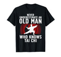 Tai Chi Art Grandpa Martial Arts Tai T-Shirt - Minimalist Print for Adults - T-Shirt, Sweatshirt, Hoodie