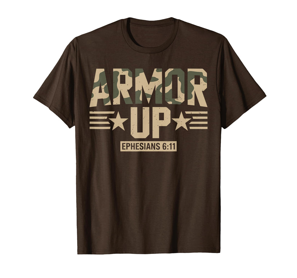 Armor Up Christian Workout Gym Camo T-Shirt - Aesthetic Graphic for Adults - T-Shirt, Sweatshirt, Hoodie