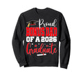 Senior 2026 Proud Bonus Dad Class Sweatshirt - Aesthetic Graphic Unisex - T-Shirt, Sweatshirt, Hoodie