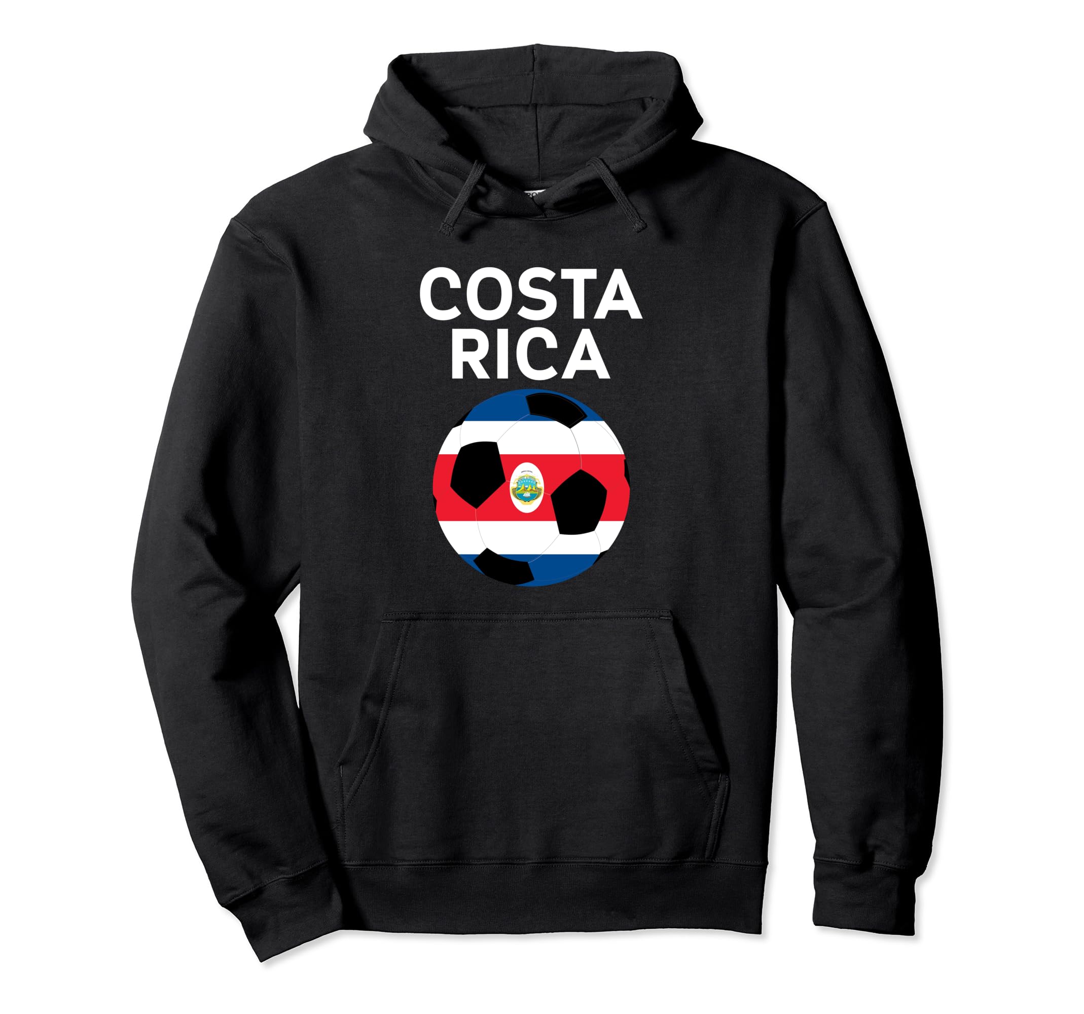 Costa Rica Soccer Hoodie - Aesthetic Graphic Unisex - T-Shirt, Sweatshirt, Hoodie