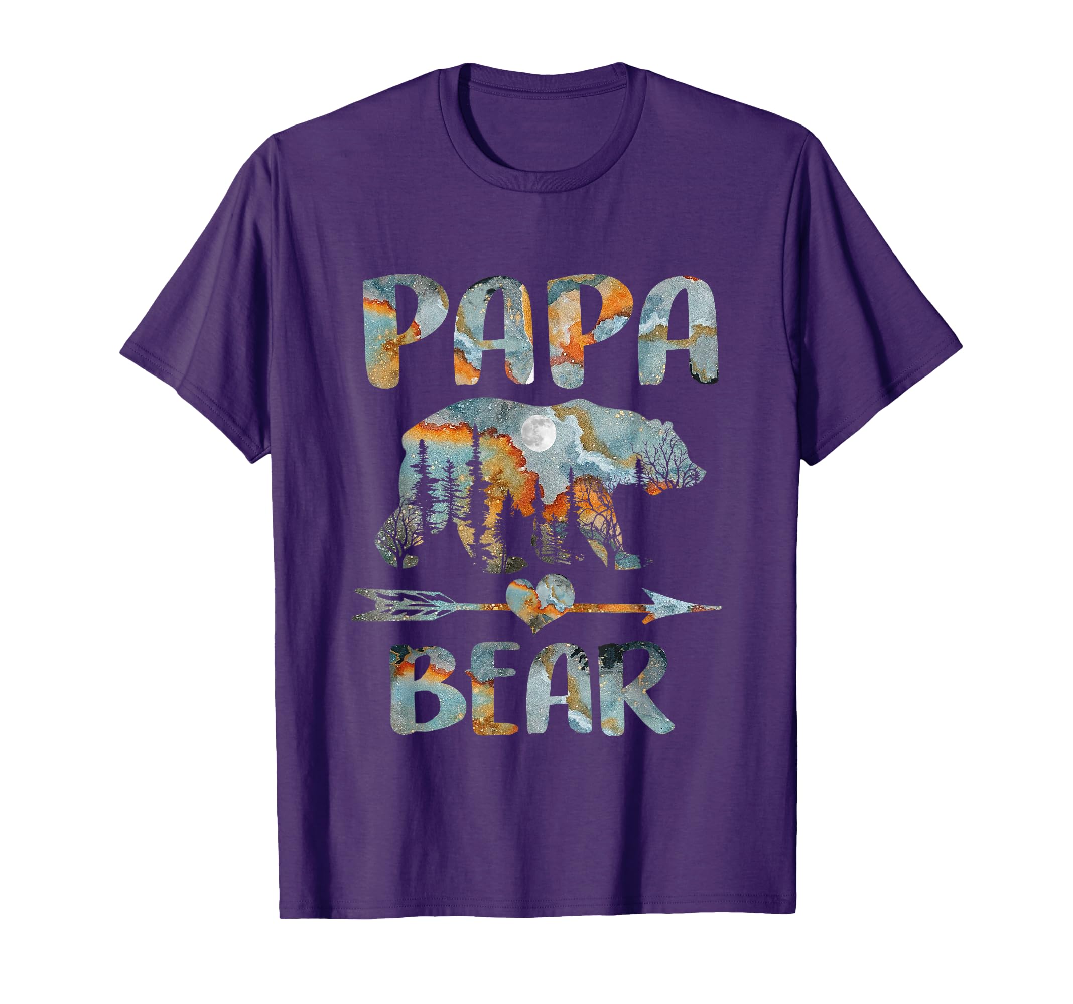 Papa Bear Matching Family Bear Camping T-Shirt - Novelty Apparel Unisex - T-Shirt, Sweatshirt, Hoodie
