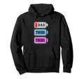 Funny Twin Daddy Dad Low Battery Hoodie - Unique Graphic Unisex - T-Shirt, Sweatshirt, Hoodie