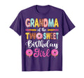 Grandma Two Sweet Birthday Donut 2Nd T-Shirt - Streetwear Style for Adults - T-Shirt, Sweatshirt, Hoodie