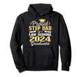 Proud Step Dad 2024 Class Law School Hoodie - Fun Novelty Design Unisex - T-Shirt, Sweatshirt, Hoodie