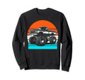 Monster Truck Dad Fathers Day Click Hoodie - Fun Novelty Design Men Women - T-Shirt, Sweatshirt, Hoodie