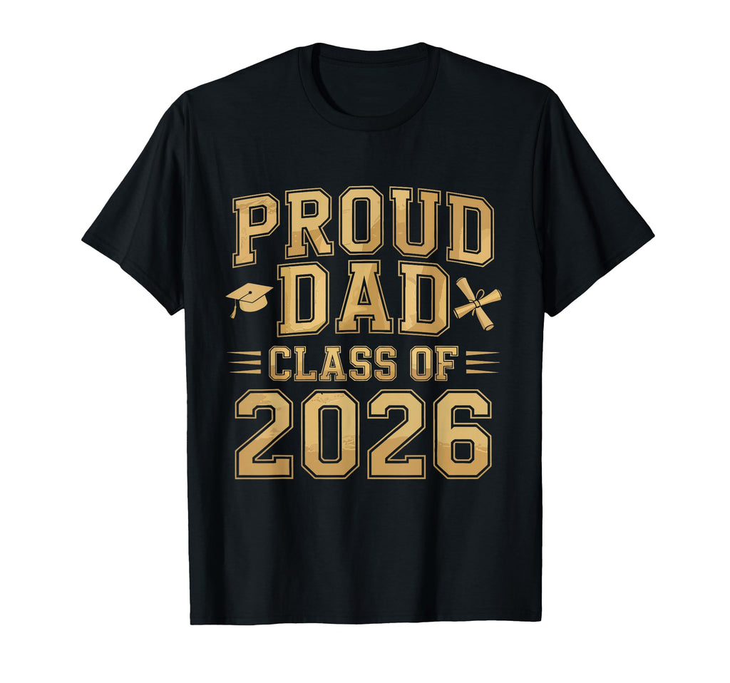 Senior Dad 2026 Graduation Proud Dad T-Shirt - Custom Art Print Unisex - T-Shirt, Sweatshirt, Hoodie