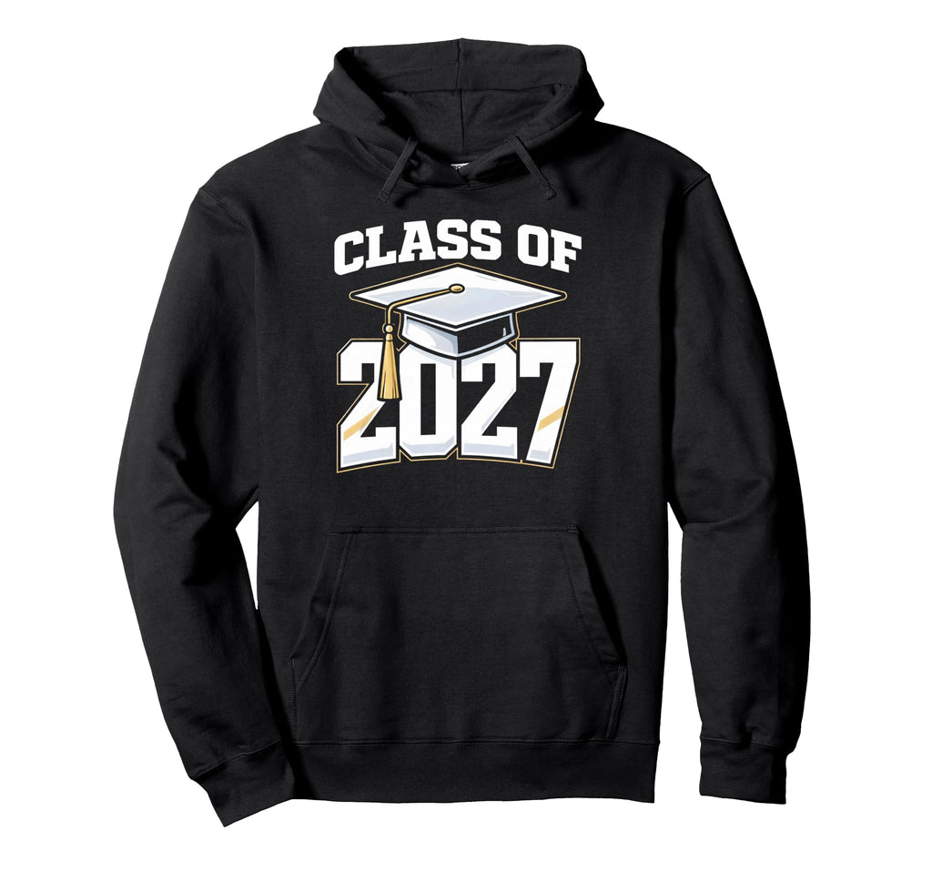 Senior Graduation School Class 2027 Hoodie - Aesthetic Graphic Unisex - T-Shirt, Sweatshirt, Hoodie