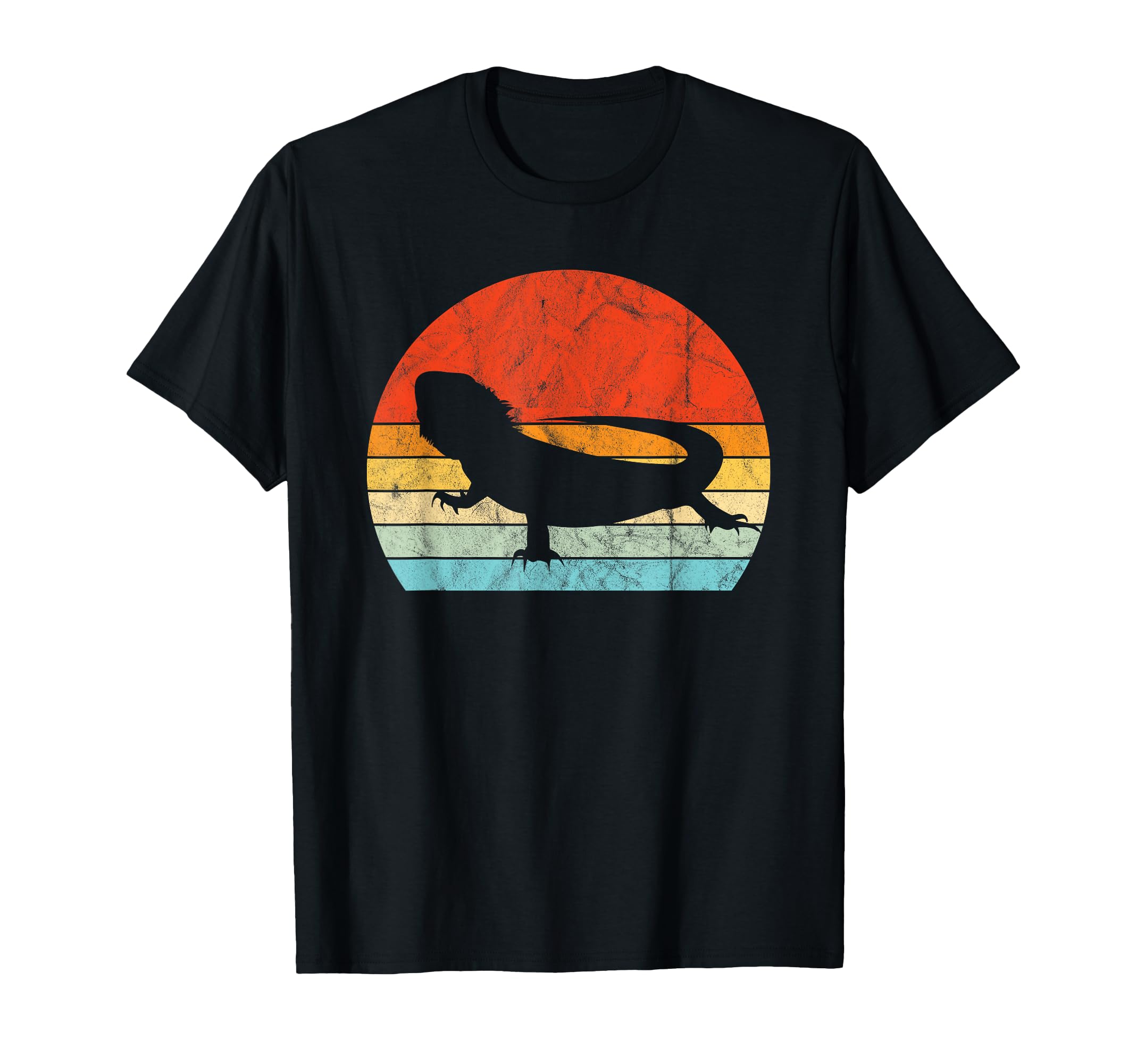 Bearded Dragon Sunset Lizard Reptile T-Shirt - Minimalist Print Men Women - T-Shirt, Sweatshirt, Hoodie