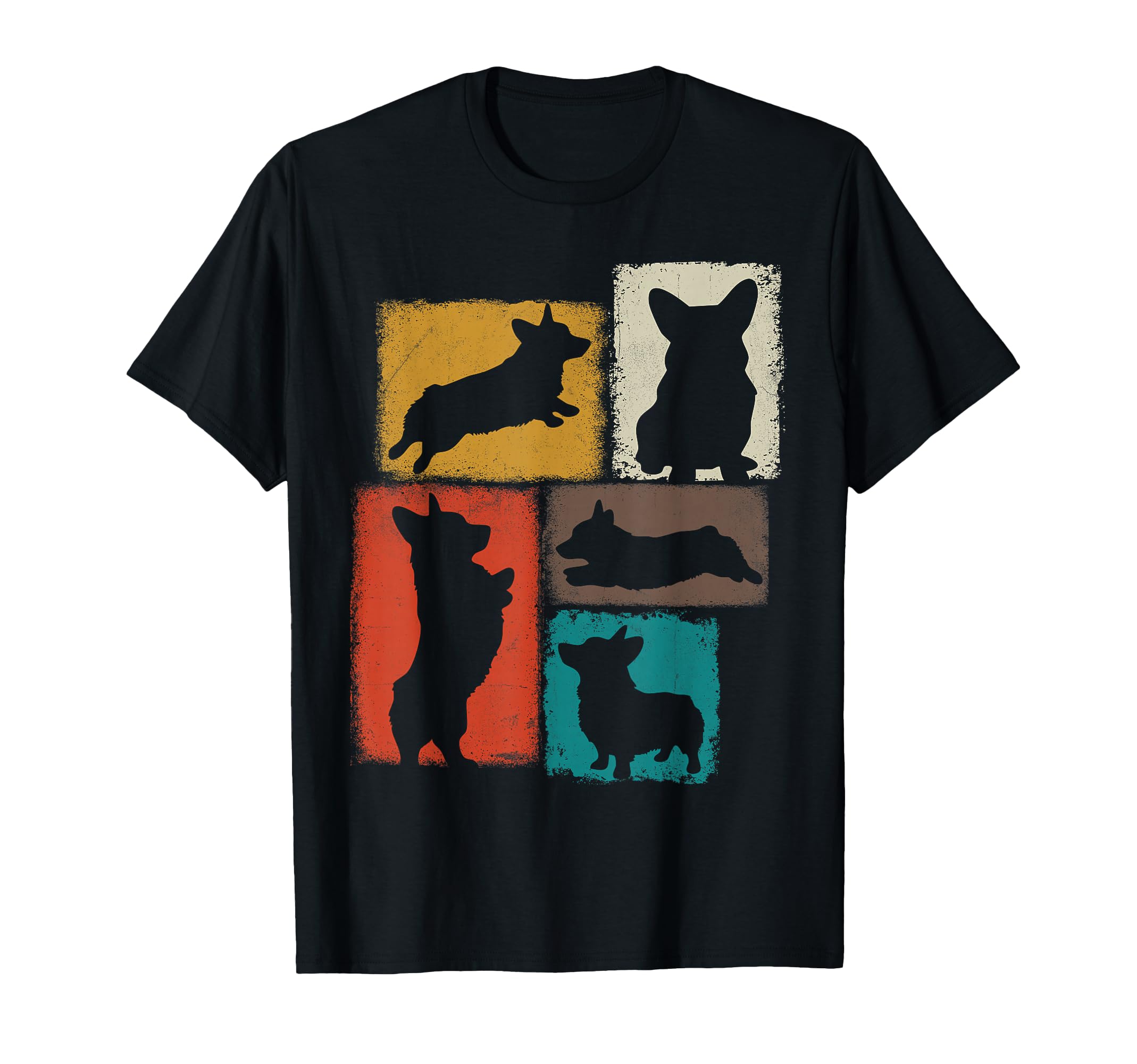 Corgi Dad Mom Collage Dog Owner T-Shirt - Fun Novelty Design Unisex - T-Shirt, Sweatshirt, Hoodie