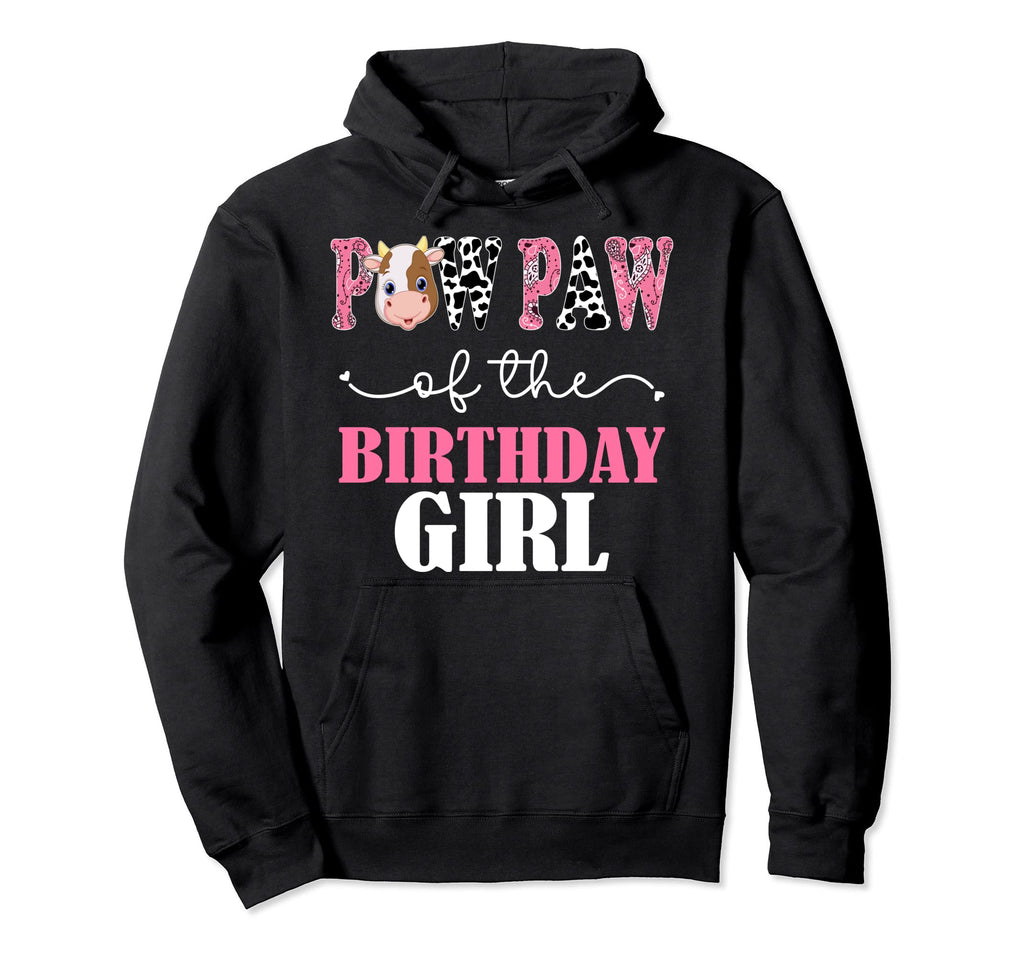 Paw Paw Birthday Cow Farm 1St Birthday Cow Hoodie - Minimalist Print Unisex - T-Shirt, Sweatshirt, Hoodie