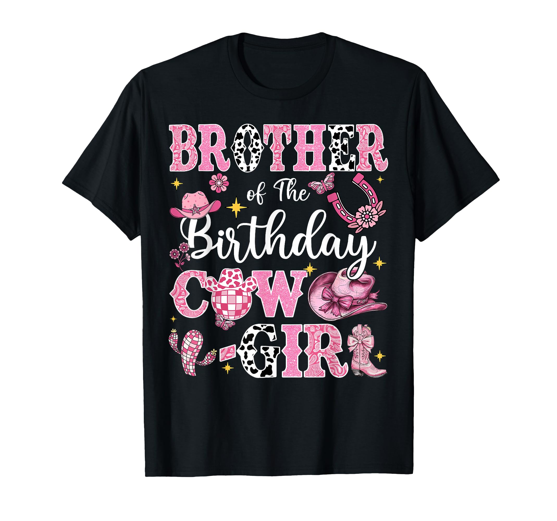 Brother Birthday Cow Rodeo Brother Bday T-Shirt - Novelty Apparel Unisex - T-Shirt, Sweatshirt, Hoodie
