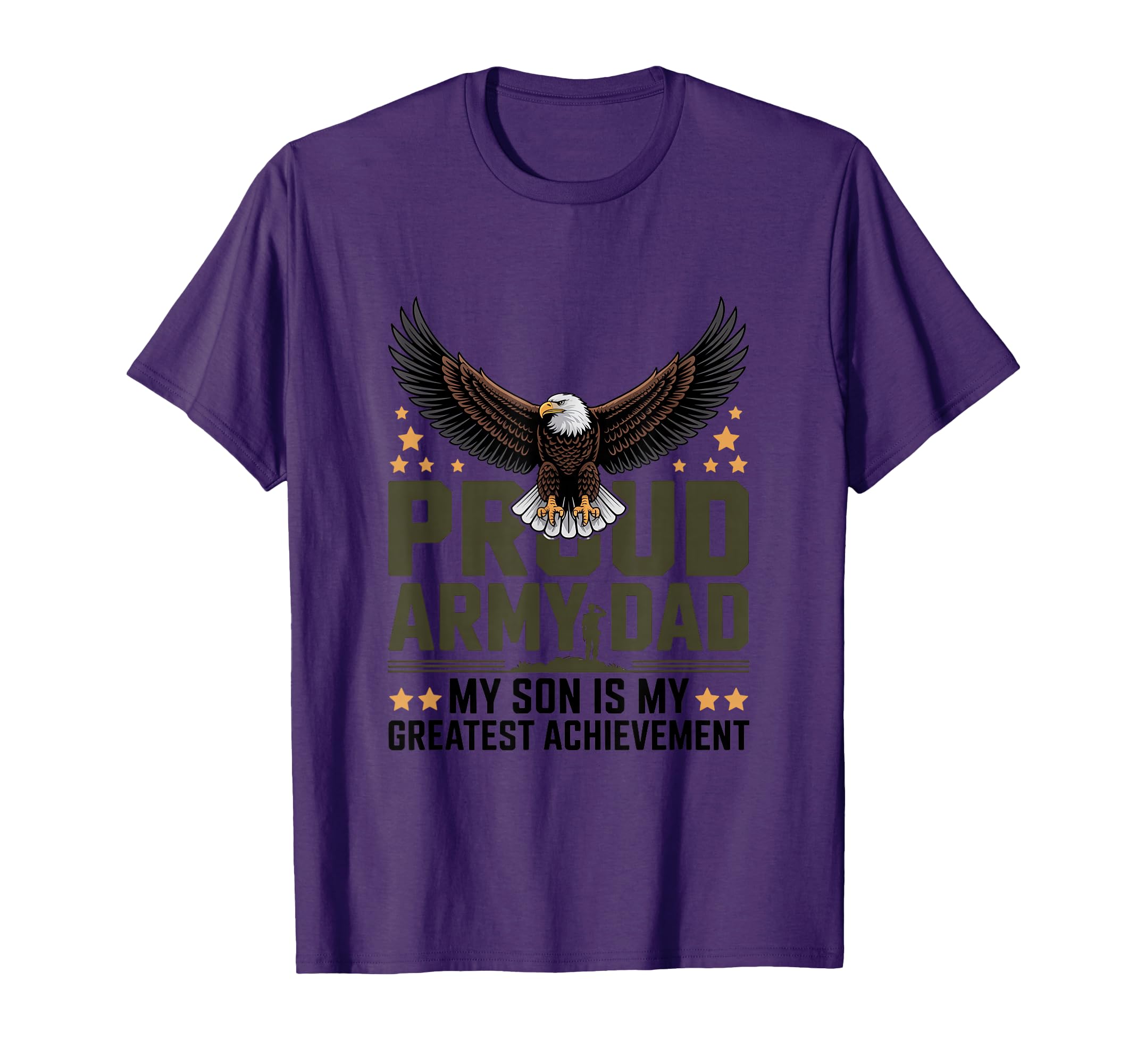 Proud Army Dad 4Th July Achievement T-Shirt - Unique Graphic Unisex - T-Shirt, Sweatshirt, Hoodie
