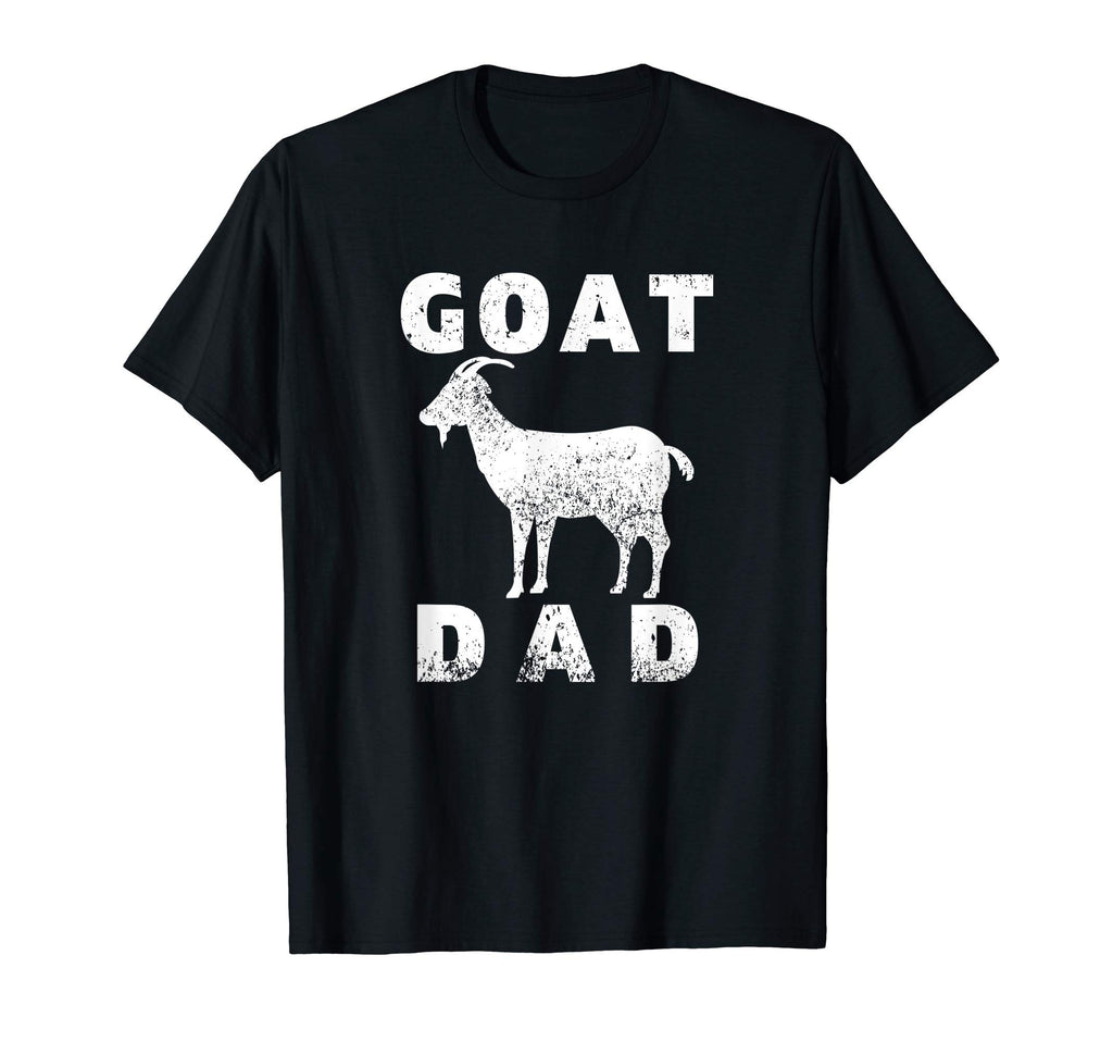 Mens Funny Goat Dad Distressed Gift T-Shirt - Minimalist Print Men Women - T-Shirt, Sweatshirt, Hoodie