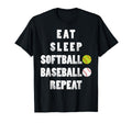 Softball Baseball Repeat Ball Mom T-Shirt - Fun Novelty Design for Adults - T-Shirt, Sweatshirt, Hoodie