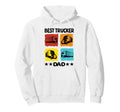 Best Trucker Dad Truck Driver Trucker Hoodie - Custom Art Print Men Women - T-Shirt, Sweatshirt, Hoodie