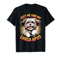 Cartoon Pet Small Dog Breed Just Me T-Shirt - Novelty Apparel Men Women - T-Shirt, Sweatshirt, Hoodie
