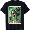 Tarot Card The Stoner Weed Lover Skeleton Cannabis - Adult & Kids T-Shirts, Sweatshirts & Hoodies apparel design preview 1