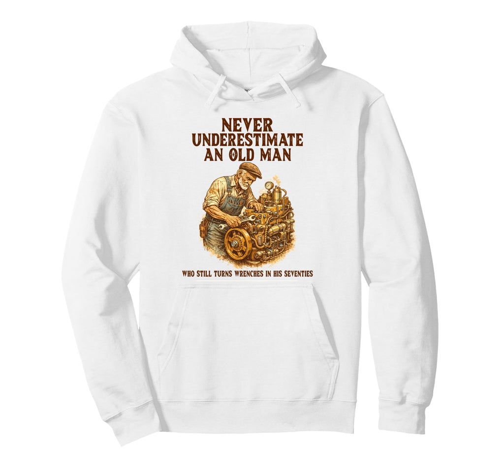 Mechanic Dad Papa Who Still Turns Wrenches Hoodie - Trendy Graphic Unisex - T-Shirt, Sweatshirt, Hoodie