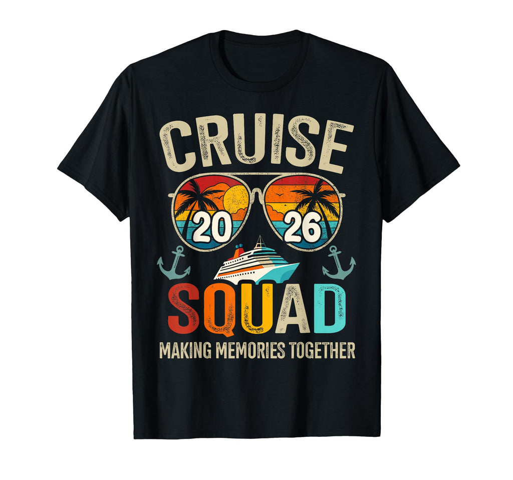 Cruise Squad 2026 Summer Vacation Matching T-Shirt - Trendy Graphic Unisex - T-Shirt, Sweatshirt, Hoodie