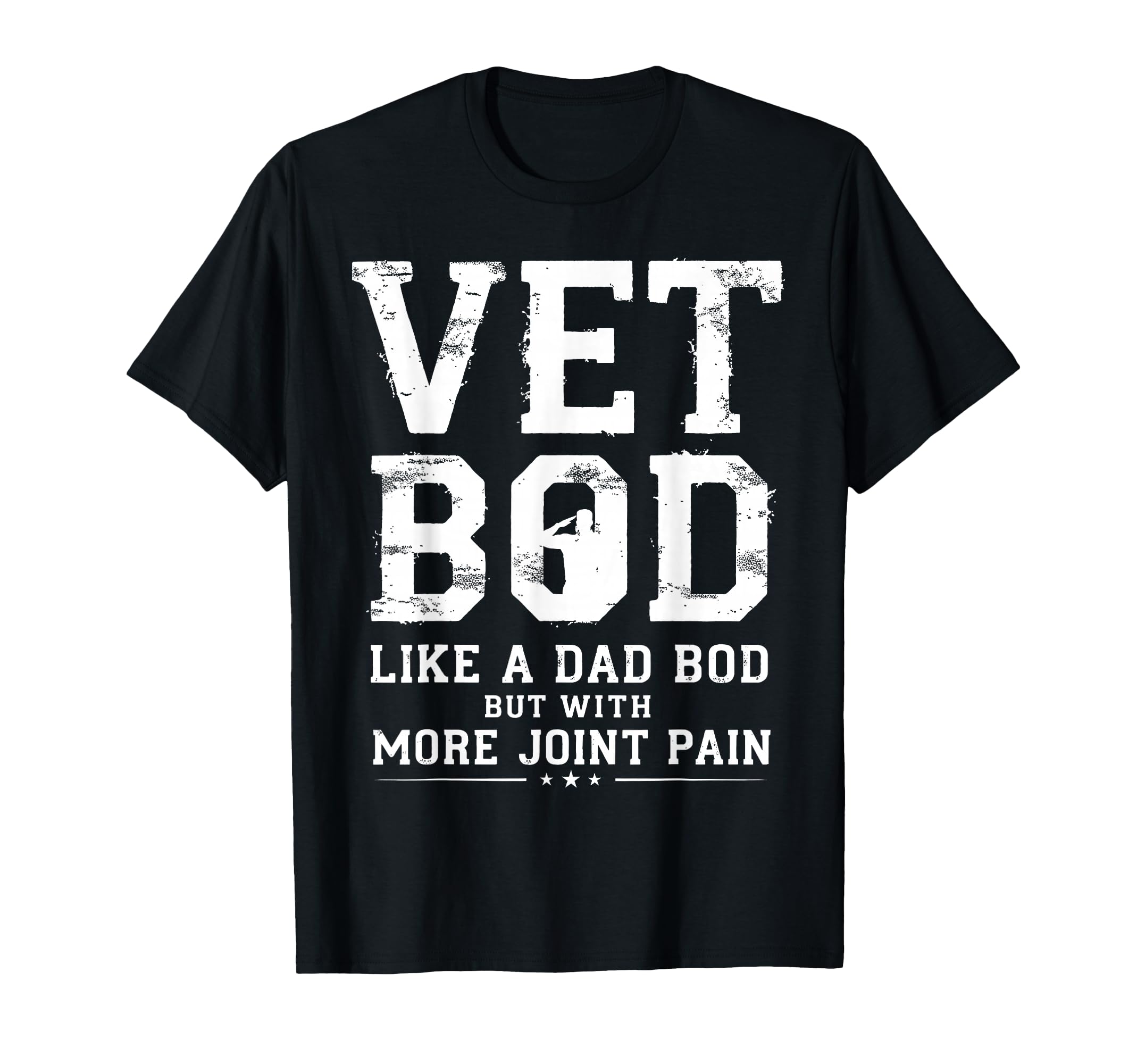 Vet Bod Funny Military Veteran Dad T-Shirt - Custom Art Print Unisex - T-Shirt, Sweatshirt, Hoodie