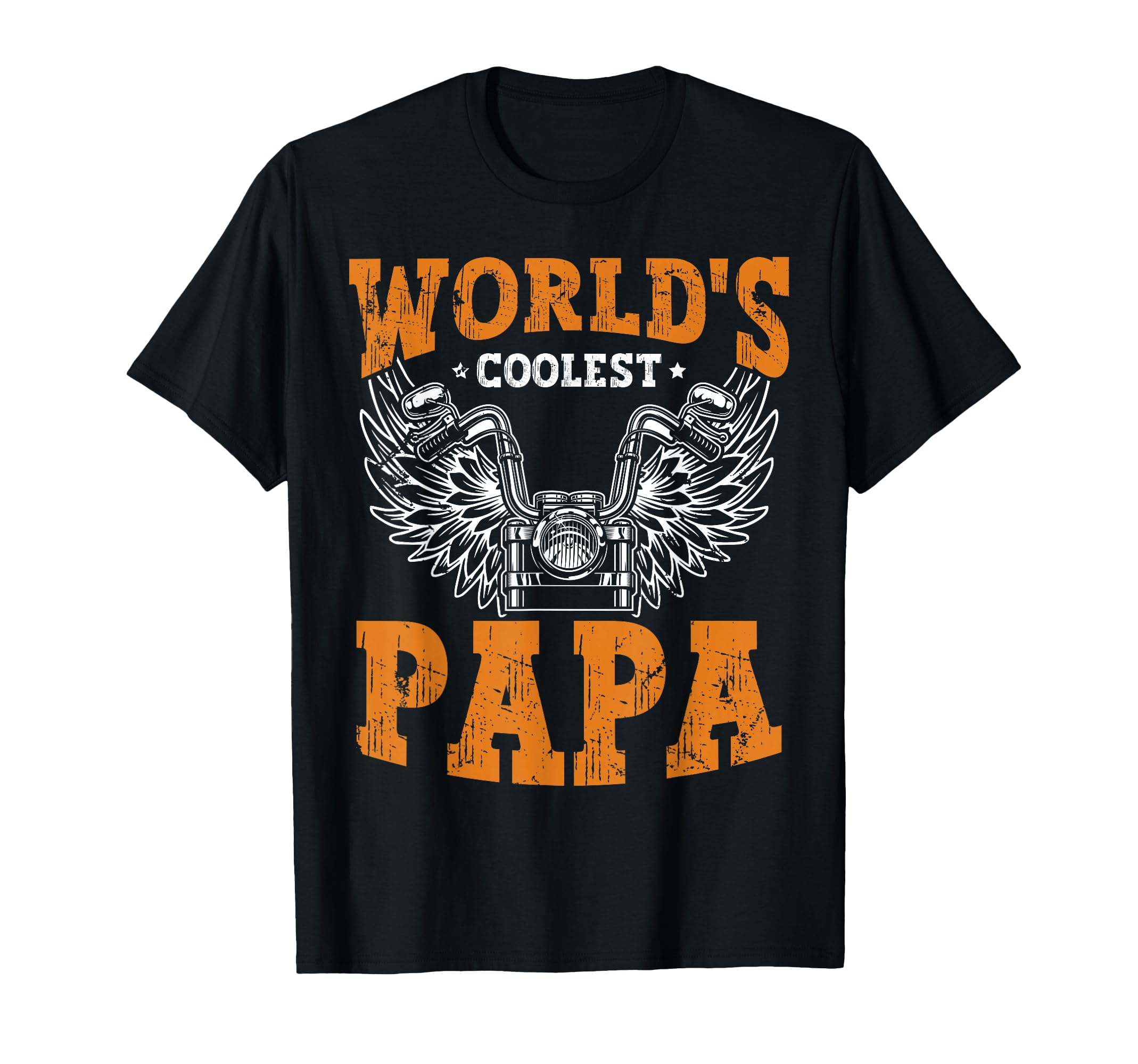 Mens Worlds Coolest Papa Best Dad T-Shirt - Minimalist Print for Adults - T-Shirt, Sweatshirt, Hoodie