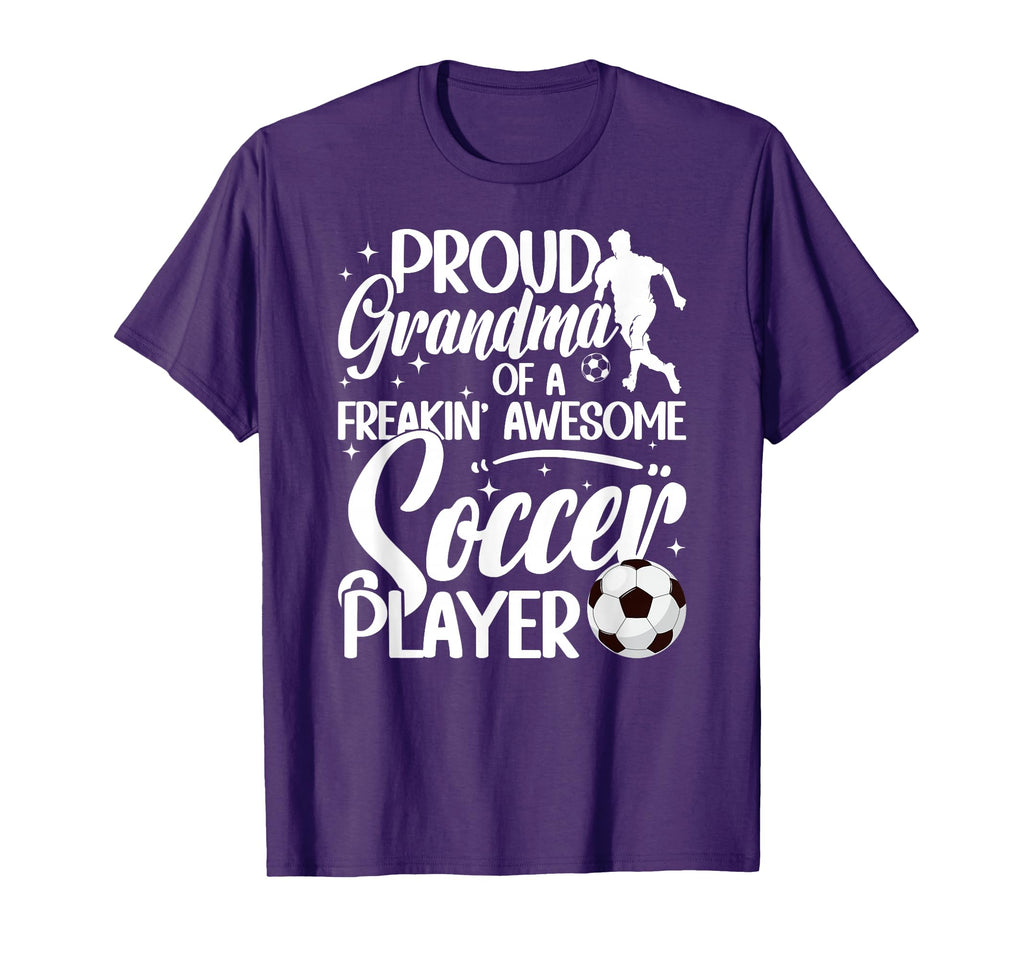 Proud Grandma Soccer Player Grandma T-Shirt - Fun Novelty Design Unisex - T-Shirt, Sweatshirt, Hoodie