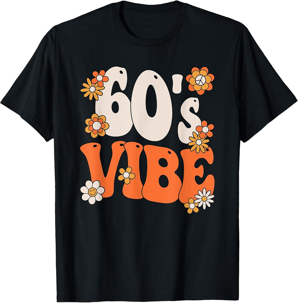 60s Vibe Costume Party Outfit Groovy Hippie Peace - Adult & Kids T-Shirts, Sweatshirts & Hoodies apparel design preview 1