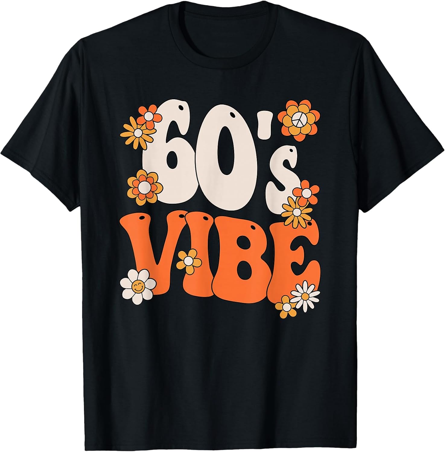 60s Vibe Costume Party Outfit Groovy Hippie Peace - Adult & Kids T-Shirts, Sweatshirts & Hoodies apparel design preview 1